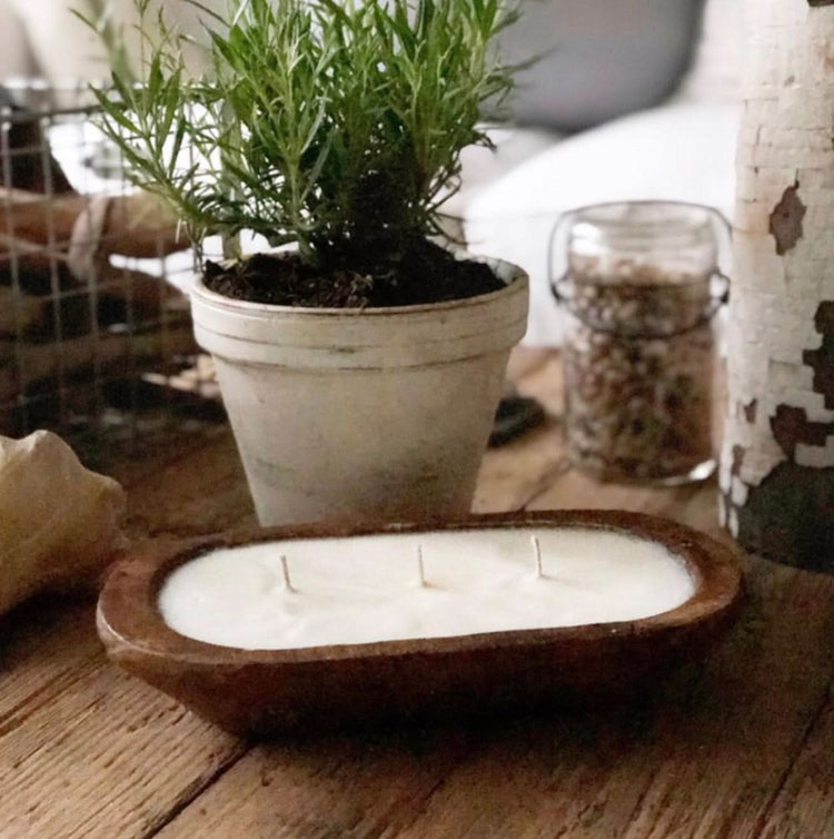 3-Wick Dough Bowl Soy Candle - Gatherings