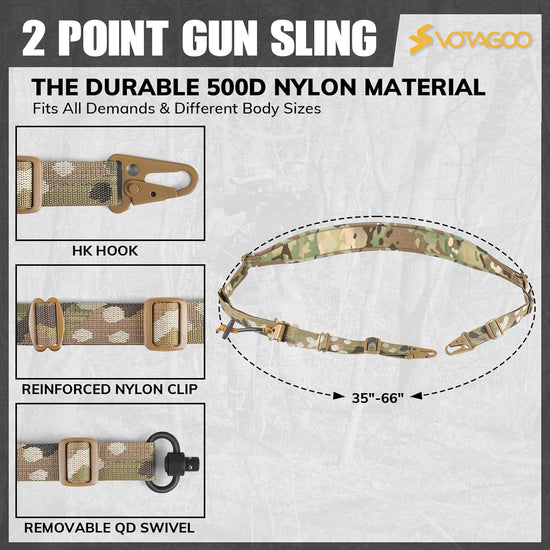 VOTAGOO® QD 2 Point Rifle Sling-1