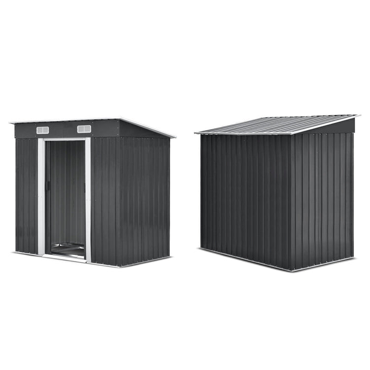 NNEDSZ Garden Shed Outdoor Storage Sheds Tool Workshop 1.94x1.21M with Base-2