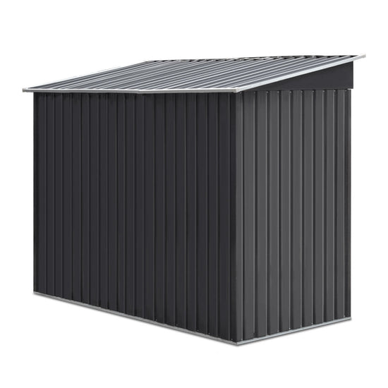 Giantz Garden Shed 2.38x1.31M Sheds Outdoor Storage Tool Metal Workshop Shelter Sliding Door-3
