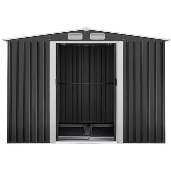 NNEDSZ Garden Shed Outdoor Storage Sheds Tool Workshop 2.58X3.14X2.02M with Base-2