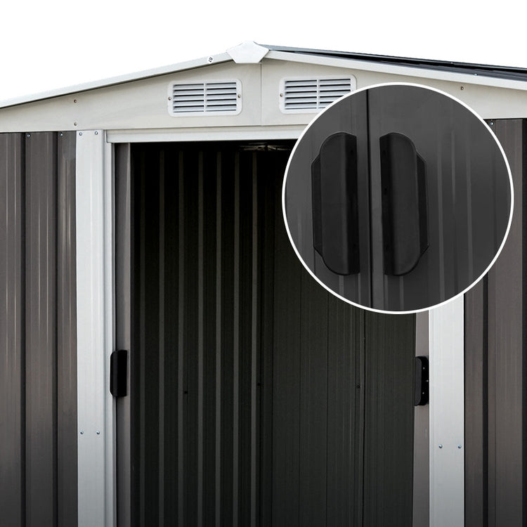 NNEDSZ Garden Shed Outdoor Storage Sheds Tool Workshop 2.57x2.05x1.78M-4