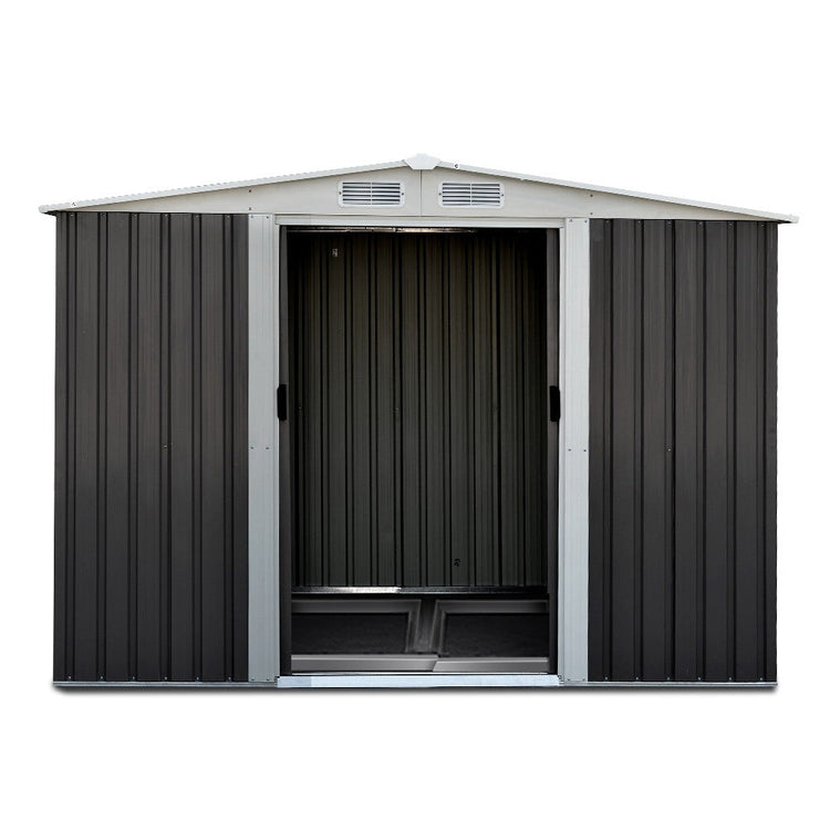 NNEDSZ Garden Shed Outdoor Storage Sheds Tool Workshop 2.58X2.07M with Base-2