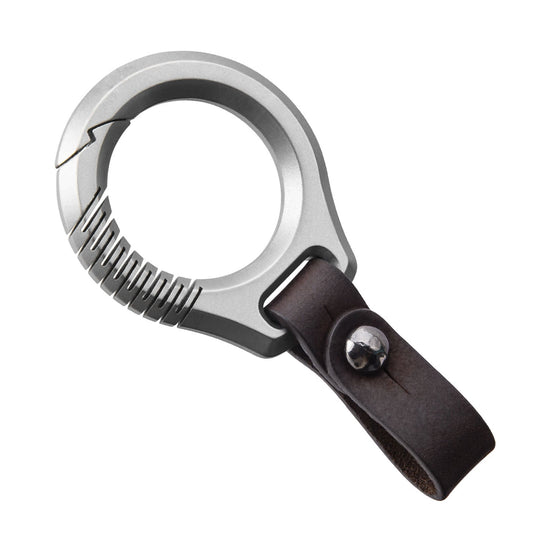 Luxury Titanium Key Chain Magnetic Spin Rotary for Car Key Ring Connector Anti-off Holder Men EDC Quickdraw Buckle Male Gadgets-5