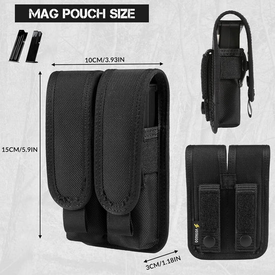 VOTAGOO® Single Double Nylon Mag Pouch-1