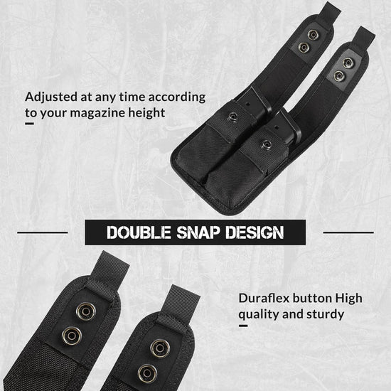VOTAGOO® Single Double Nylon Mag Pouch-2