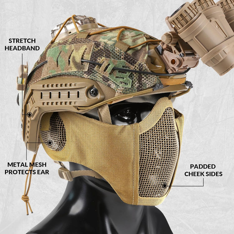 VOTAGOO® Airsoft Mesh Mask-4