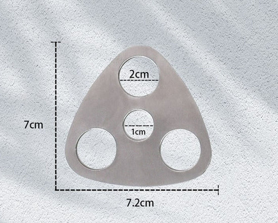 Outdoor Camping Triangular Hanging Pot Bracket Portable Tripod Ring Stainless Barbecue Rack Picnic Multifunctional Ring Hook-5