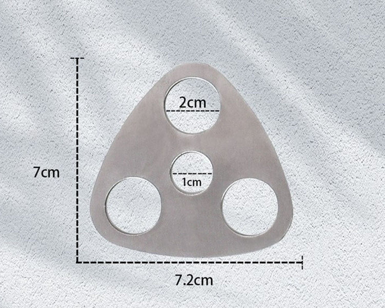 Outdoor Camping Triangular Hanging Pot Bracket Portable Tripod Ring Stainless Barbecue Rack Picnic Multifunctional Ring Hook-5
