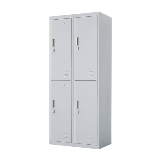 NNEDSZ Four-Door Office Gym Shed Storage Locker-3