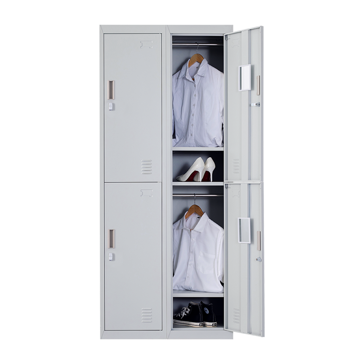 NNEDSZ Four-Door Office Gym Shed Storage Locker-4