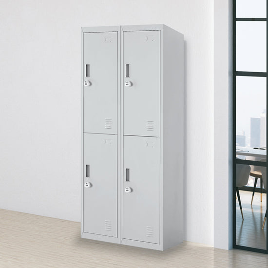 NNEDSZ Four-Door Office Gym Shed Storage Locker-1