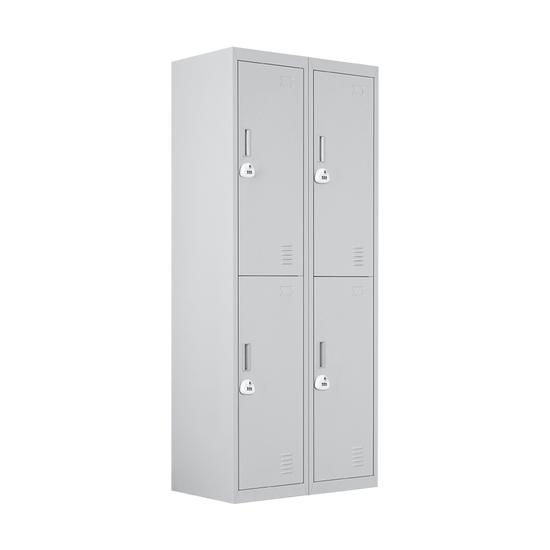 NNEDSZ Four-Door Office Gym Shed Storage Locker-4