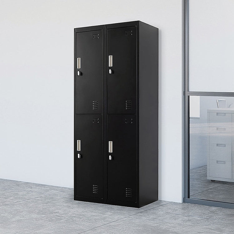 NNEDSZ Four-Door Office Gym Shed Storage Locker-1