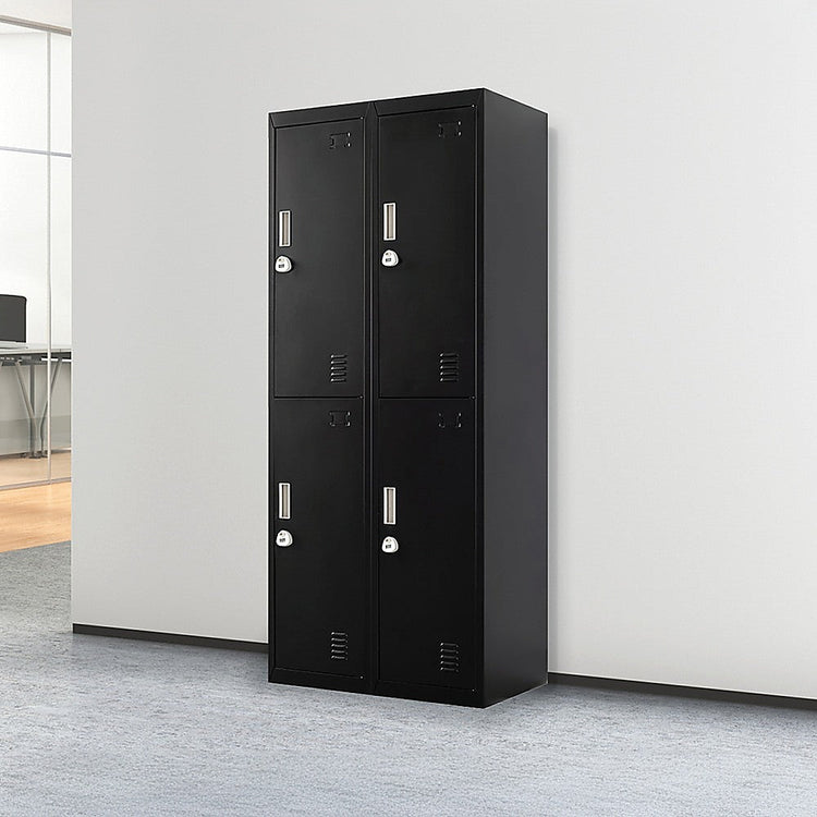 NNEDSZ Four-Door Office Gym Shed Storage Locker-1