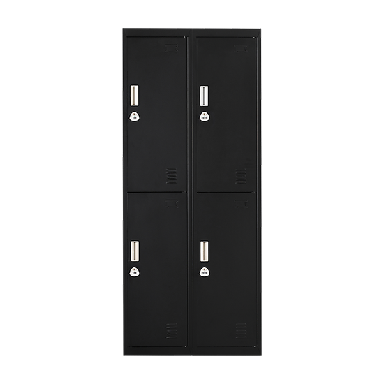 NNEDSZ Four-Door Office Gym Shed Storage Locker-3