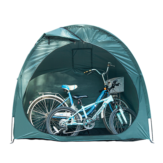 NNEDSZ Bicycle Shelter Outdoor Bike Cave Garden Bike Storage Shed Tent Travel-0