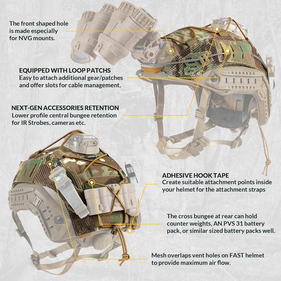 VOTAGOO® Tactical Helmet Cover-2