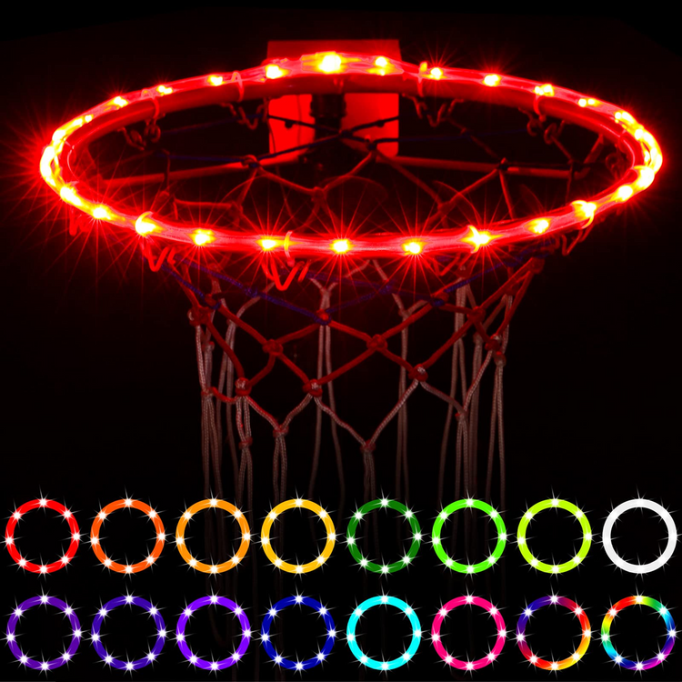 LED Basketball Hoop Lights, Remote Control 16 Color Good Gift-0