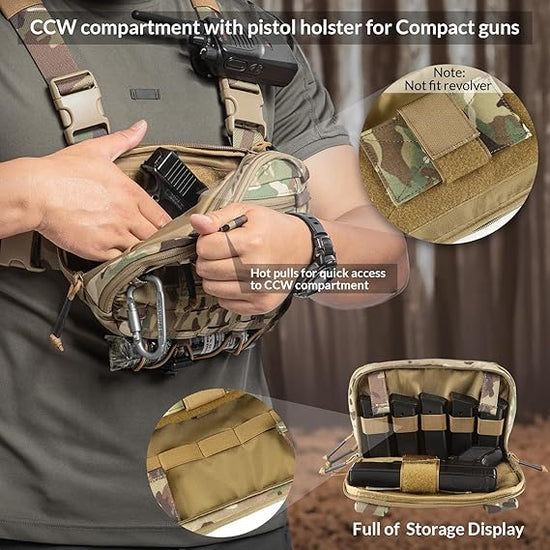 VOTAGOO® Tactical EDC Chest Rig-3