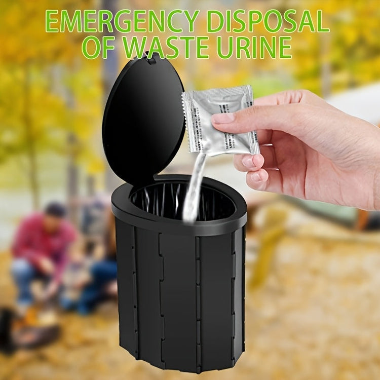Portable Pop-Up Camping Toilet Kit for Adults-1