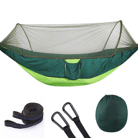 Camping Hammock Double & Single Portable Hammocks Camping Accessories for Outdoor, Indoor-0