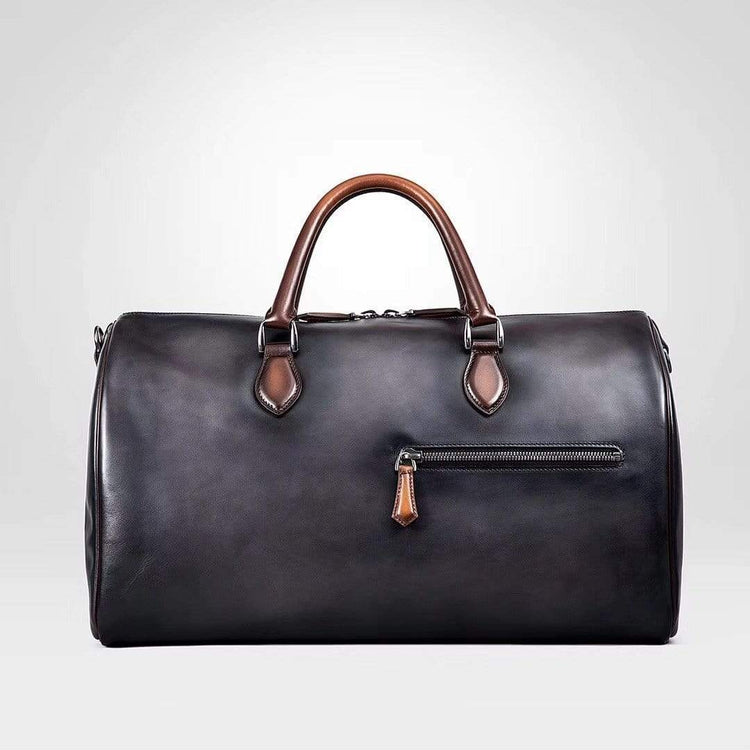 Vintage Leather Large Boston Duffle Bag, Leather Overnight Bag, Gym Bags,-5