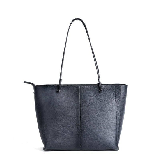 Vintage Leather Large Tote Shopper Bag-3