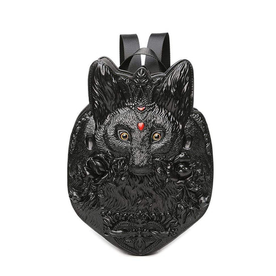 3D Backpack Fashion 3D Ladie's Fox Modeling Casual  Backpack Bags-2