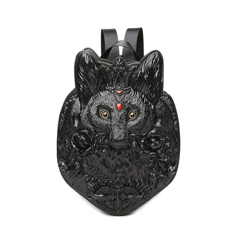 3D Backpack Fashion 3D Ladie's Fox Modeling Casual  Backpack Bags-2