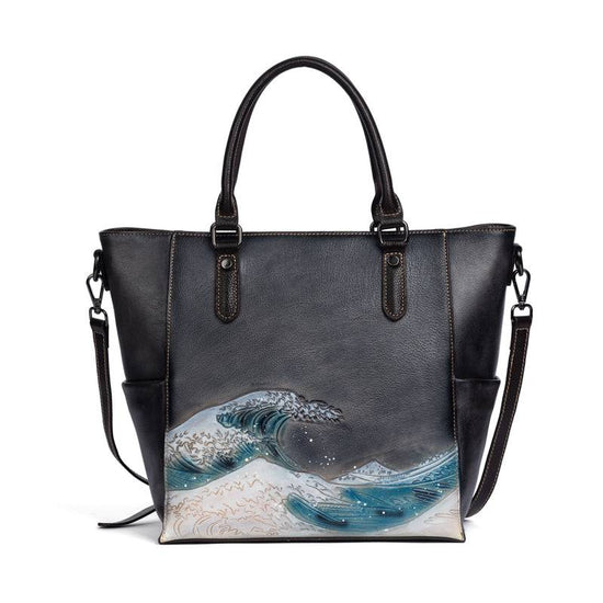 Womens shopper large vintage-leather tote-2