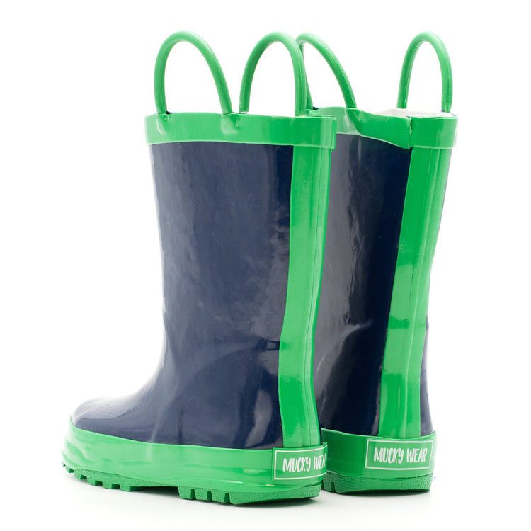 Loop Boot - Navy/Green